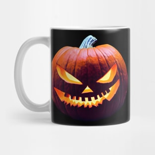 Scary Halloween Pumpkin Art Mug